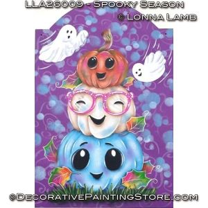 Spooky Season Painting Pattern with Video - Lonna Lamb