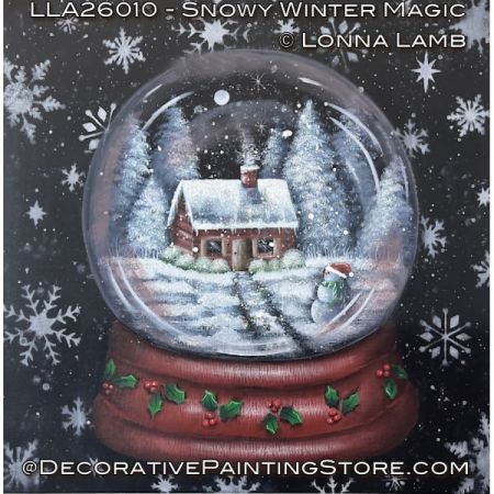 Snowy Winter Magic Painting Pattern - Lonna Lamb