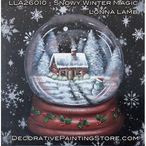 Snowy Winter Magic Painting Pattern - Lonna Lamb