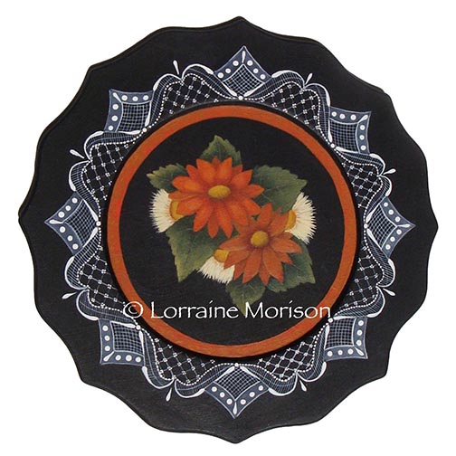 Autumn Daisies & Painted Lace Pattern PDF DOWNLOAD