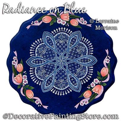 Radiance on Blue Painting Pattern PDF DOWNLOAD - Lorraine Morison