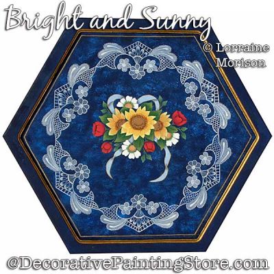 Bright and Sunny Painting Pattern PDF DOWNLOAD - Lorraine Morison