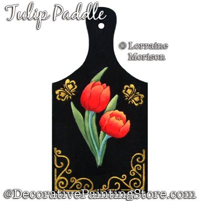 Tulip Paddle Painting Pattern PDF DOWNLOAD - Lorraine Morison