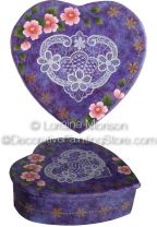 Lace Love Heart Pattern PDF DOWNLOAD