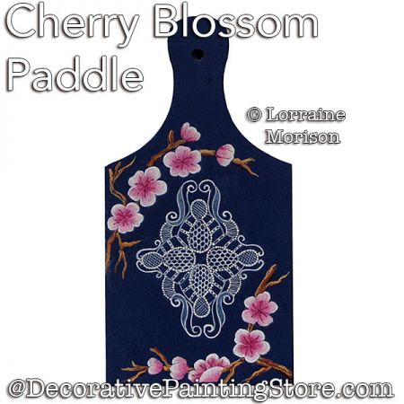 Cherry Blossom Paddle Pattern - Lorraine Morison - PDF DOWNLOAD