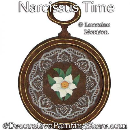 Narcissus Time Painting Pattern - Lorraine Morison - PDF DOWNLOAD