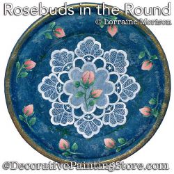 Rosebuds in the Round Painting Pattern - Lorraine Morison - PDF DOWNLOAD