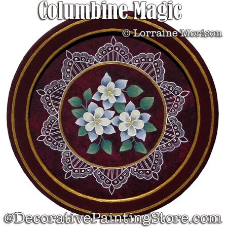 Columbine Magic Painting Pattern - Lorraine Morison - PDF DOWNLOAD