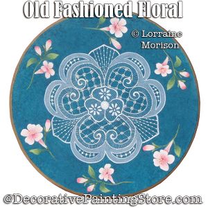 Old Fashioned Floral Painting Pattern - Lorraine Morison - PDF DOWNLOAD