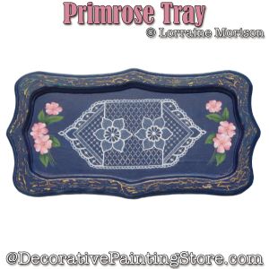 Primrose Tray Painting Pattern - Lorraine Morison
