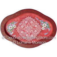 Dainty Flowers and Lace Pattern - Lorraine Morison - PDF DOWNLOAD