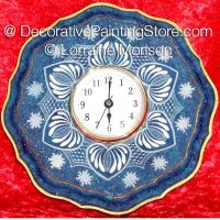 Snowflake Time Clock Pattern - Lorraine Morison - PDF DOWNLOAD