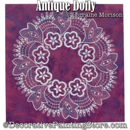 Antique Doily Painting Pattern - Lorraine Morison