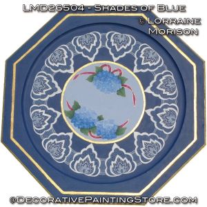 Shades of Blue Painting Pattern - Lorraine Morison