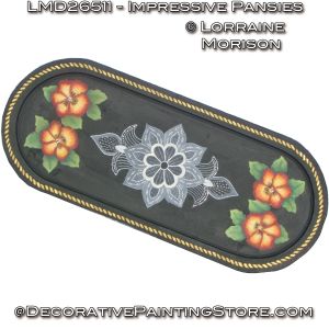 Impressive Pansies Painting Pattern - Lorraine Morison
