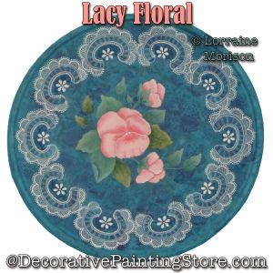 Lacy Floral Painting Pattern - Lorraine Morison