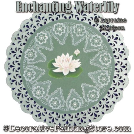 Enchanting Waterlily Painting Pattern - Lorraine Morison