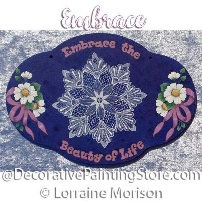 Embrace Plaque Pattern - Lorraine Morison - PDF DOWNLOAD