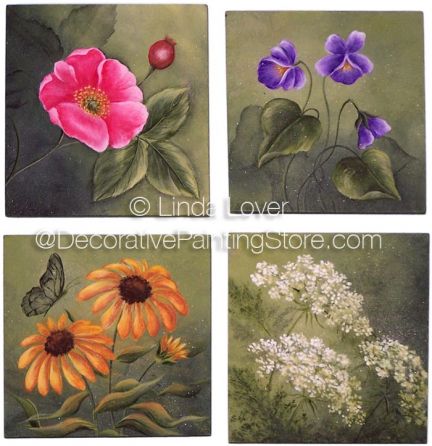 Easy to Paint Wildflowers Pattern - Linda Lover - PDF DOWNLOAD