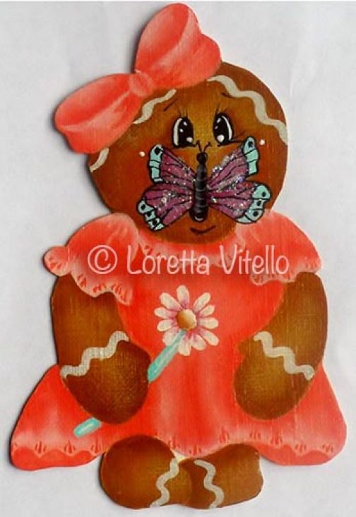 Butterfly Gingerbread Girl ePattern