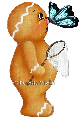 Butterfly Gingerbread Man e-Pattern DOWNLOAD