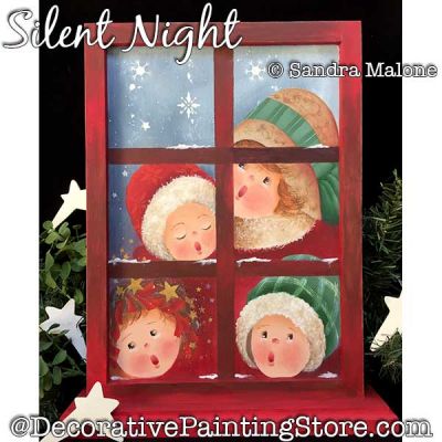 Silent Night Painting Pattern PDF DOWNLOAD -Sandra Malone