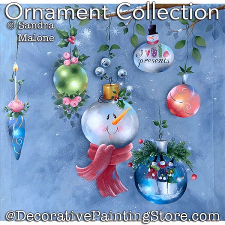 Ornament Collection Painting Pattern PDF DOWNLOAD -Sandra Malone