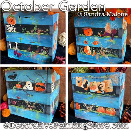 October Garden Painting Pattern PDF DOWNLOAD -Sandra Malone