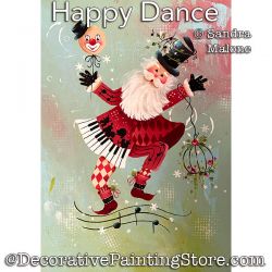 Happy Dance Santa Painting Pattern PDF DOWNLOAD -Sandra Malone