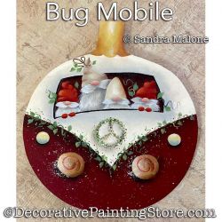Bug Mobile (Gnomes) Painting Pattern PDF DOWNLOAD -Sandra Malone