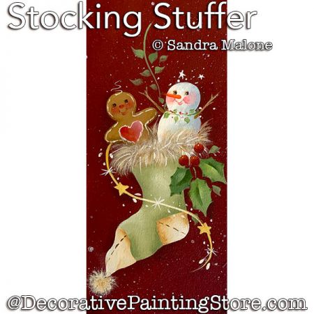 Stocking Stuffer Painting Pattern PDF DOWNLOAD -Sandra Malone