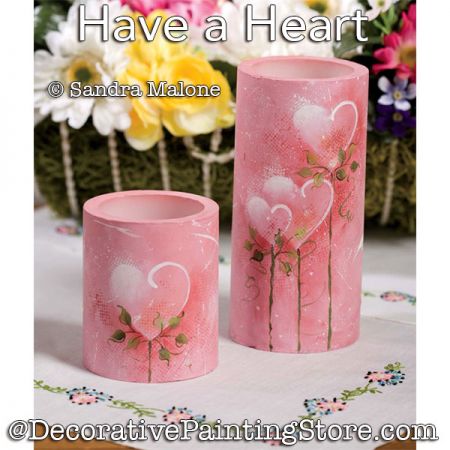Have a Heart Painting Pattern PDF DOWNLOAD -Sandra Malone