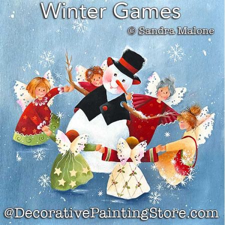 Winter Games Painting Pattern PDF DOWNLOAD -Sandra Malone