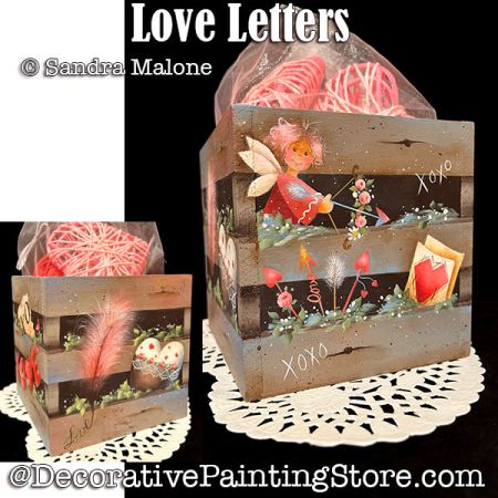 Love Letters Painting Pattern PDF DOWNLOAD -Sandra Malone