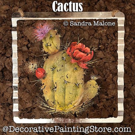 Cactus Painting Pattern -Sandra Malone