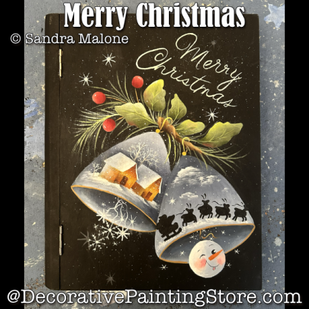 Merry Christmas Painting Pattern - Sandra Malone
