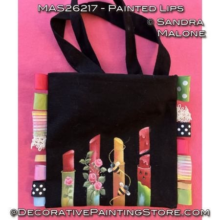 Painted Lips Painting Pattern - Sandra Malone