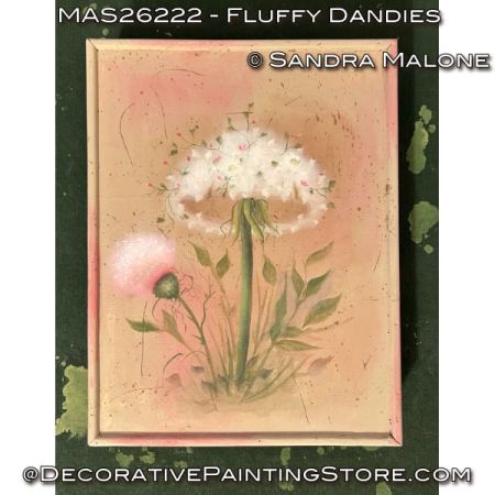 Fluffy Dandies Painting Pattern - Sandra Malone