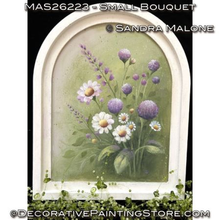 Small Bouquet Painting Pattern - Sandra Malone