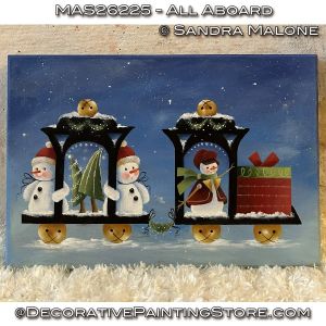 All Aboard Painting Pattern - Sandra Malone