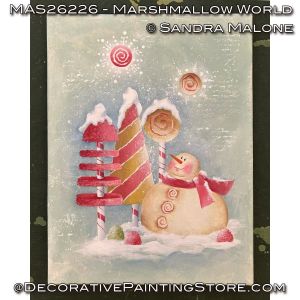 Marshmallow World Painting Pattern - Sandra Malone