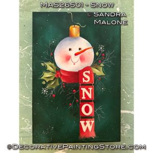 Snow Painting Pattern - Sandra Malone