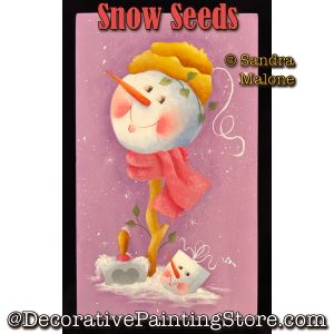Snow Seeds Painting Pattern - Sandra Malone
