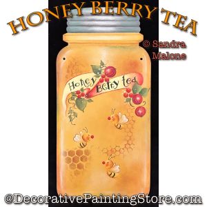 Honey Berry Tea Painting Pattern - Sandra Malone