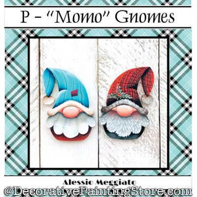 Momo Gnome (P) Brooch and Ornament Painting Pattern PDF DOWNLOAD - Alessio Meggiato