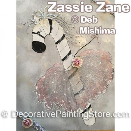 Zassie Zane Zebra - Deb Mishima - PDF DOWNLOAD