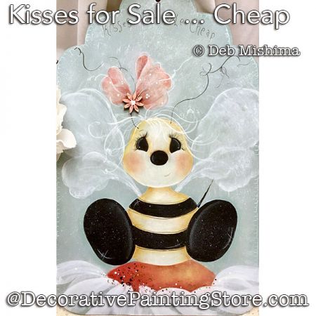 Kisses for Sale Cheap Painting Pattern PDF DOWNLOAD - Deb Mishima