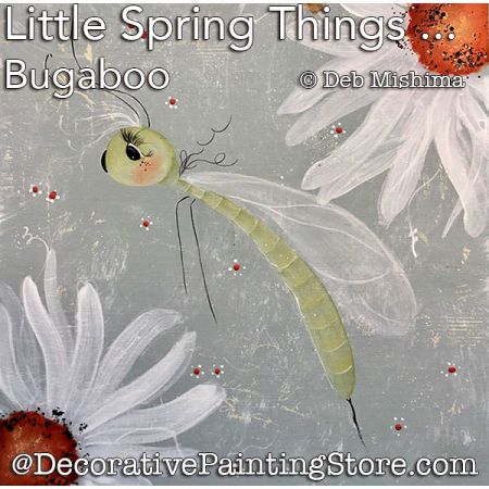 Little Spring Things - Bugaboo Painting Pattern PDF DOWNLOAD - Deb Mishima