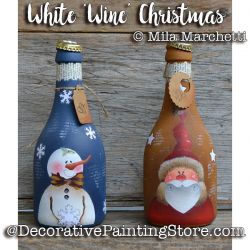 A White (Wine) Christmas ePattern - Mila Marchetti - PDF DOWNLOAD