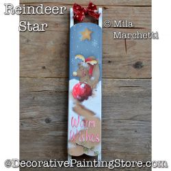 Reindeer Star Sled DOWNLOAD - Mila Marchetti